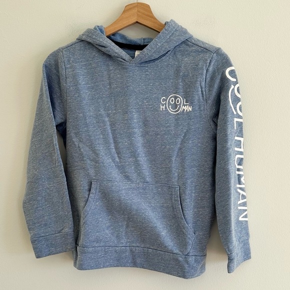 Bundle of 2 boys Boden skull embroidered short and Old navy cool human hoodie - Picture 6 of 8